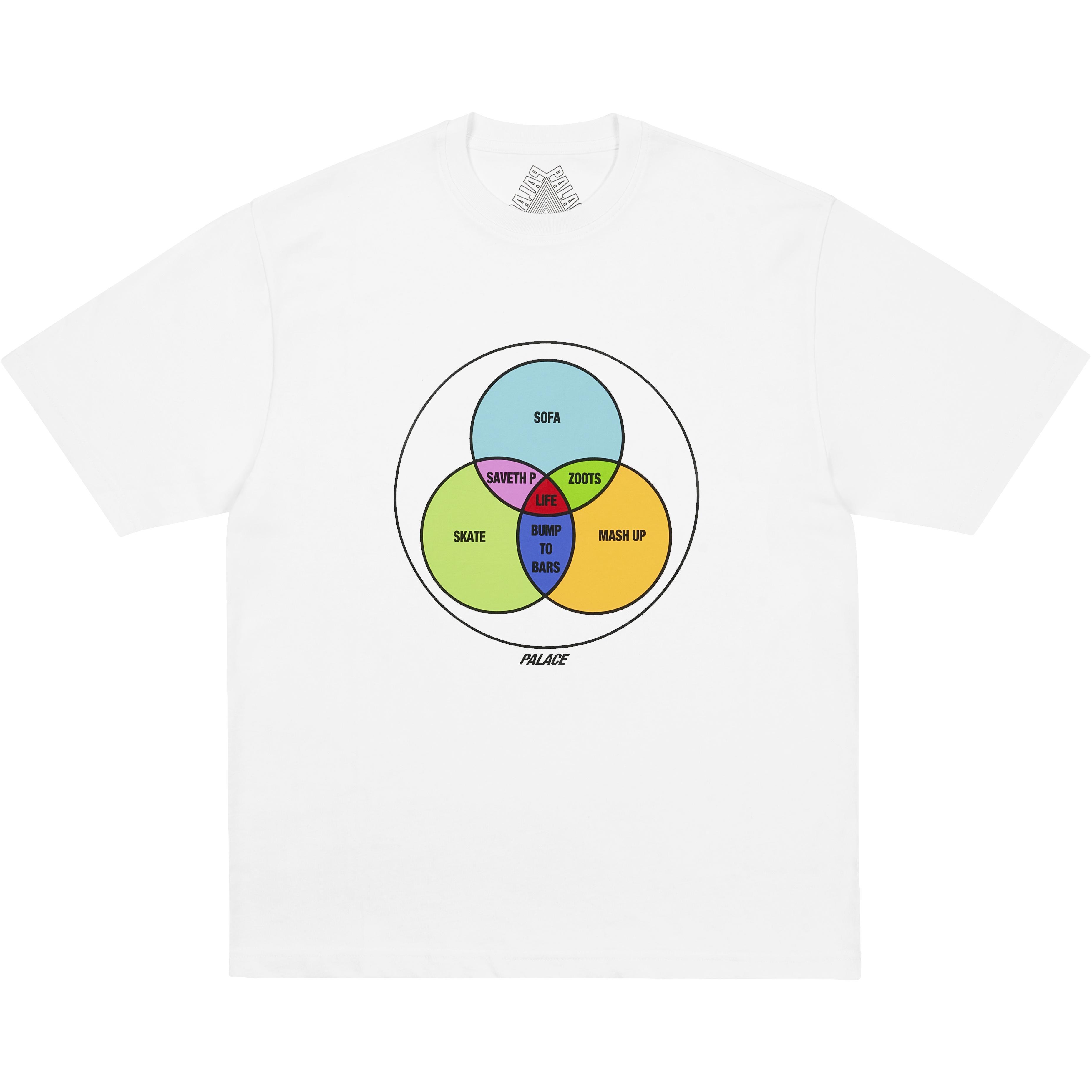 Palace ZEN DIAGRAM T-SHIRT WHITE
