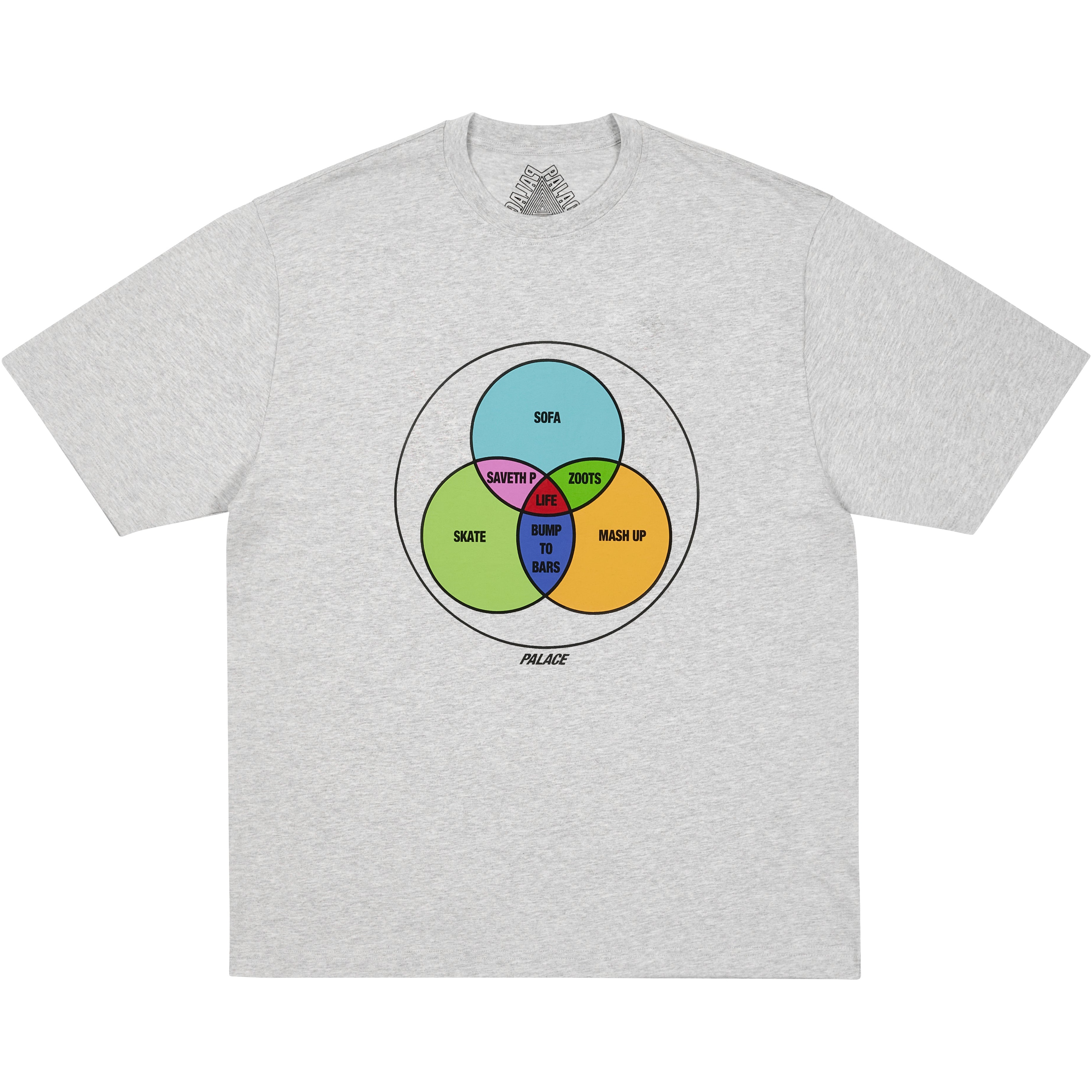Thumbnail ZEN DIAGRAM T-SHIRT GREY MARL one color