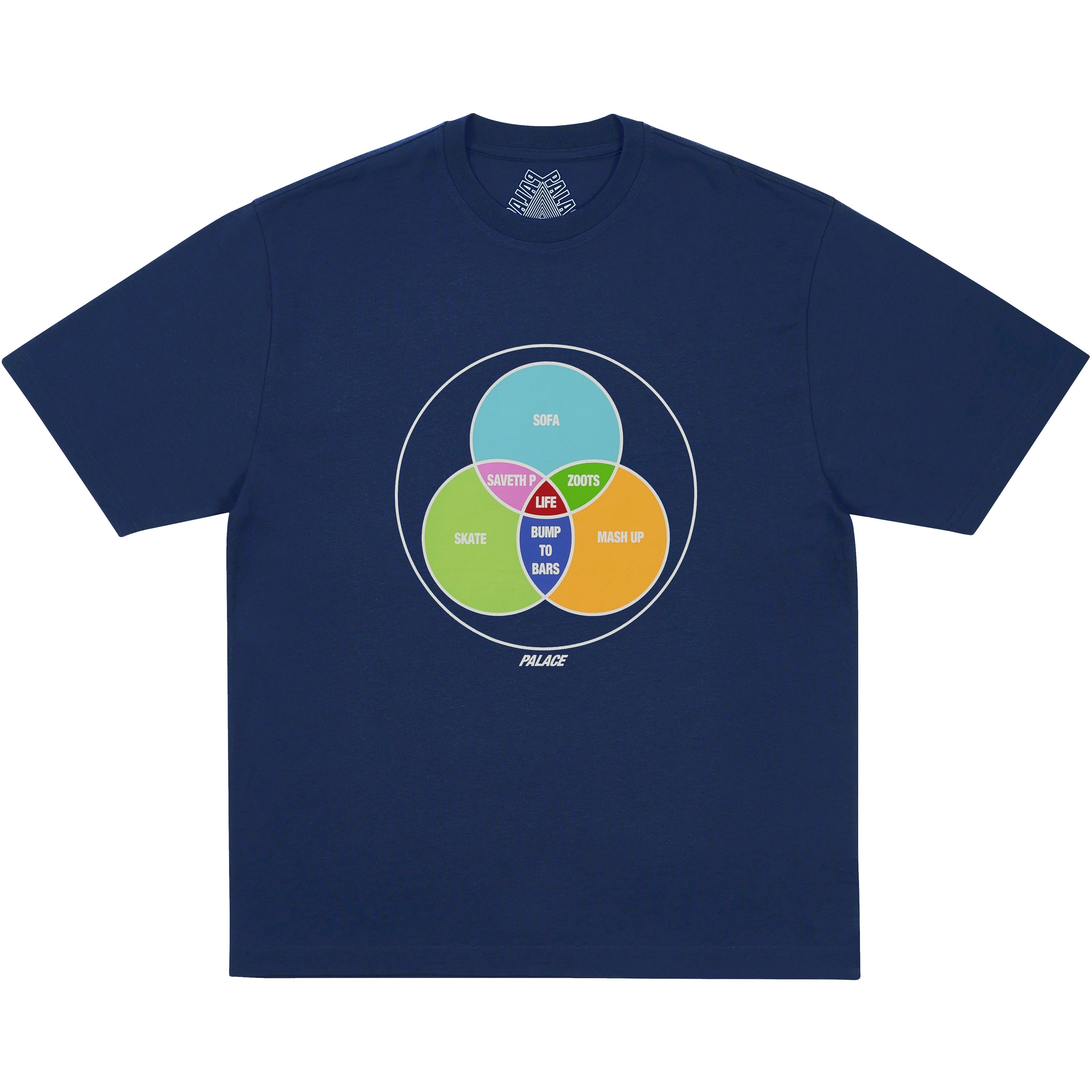 Thumbnail ZEN DIAGRAM T-SHIRT NAVY one color