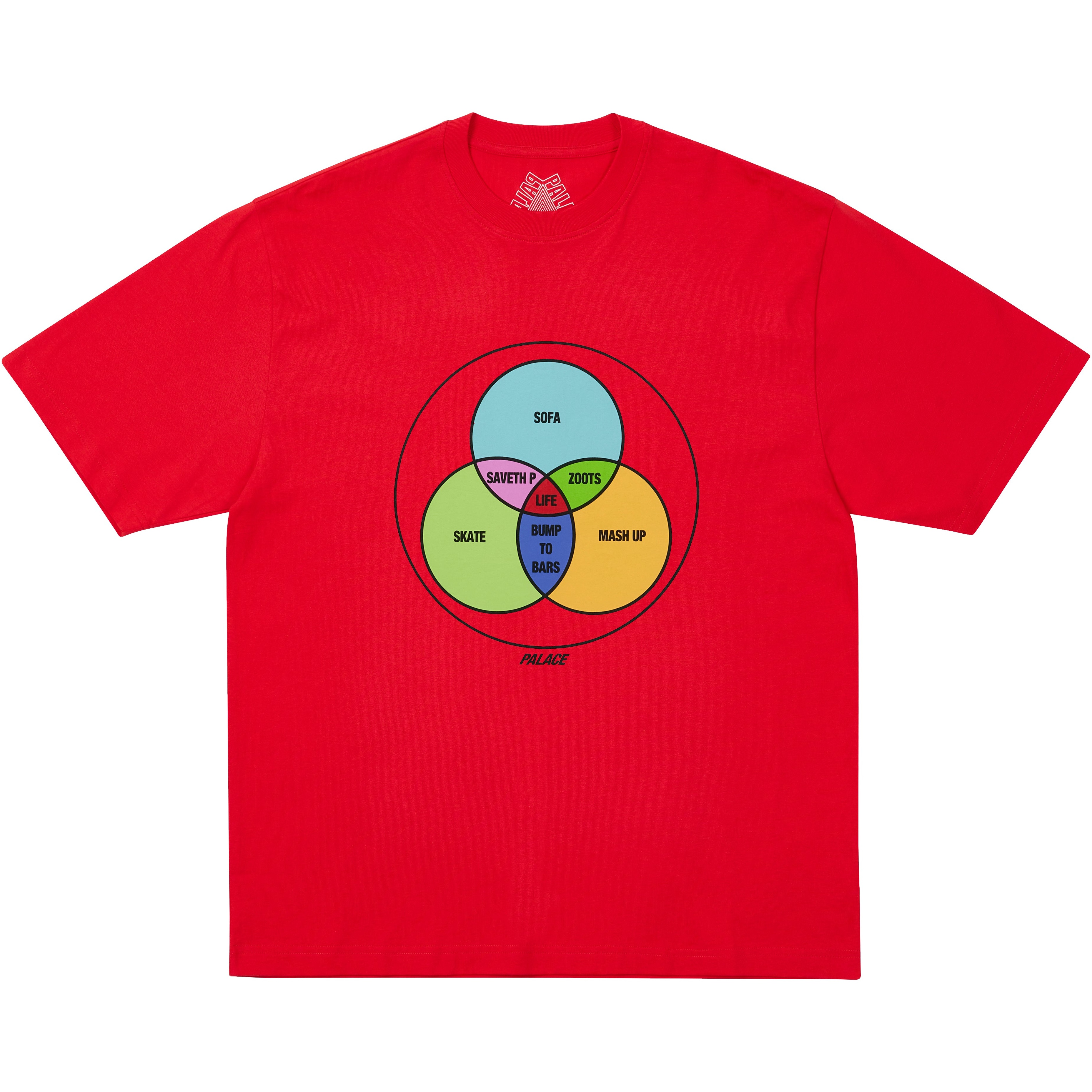 Thumbnail ZEN DIAGRAM T-SHIRT TRUEST RED one color