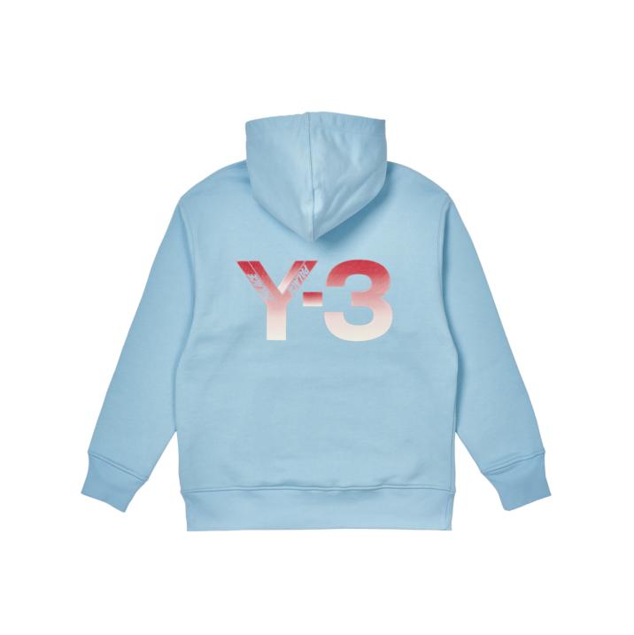 PALACE Y3 HOODIE BLUE one color